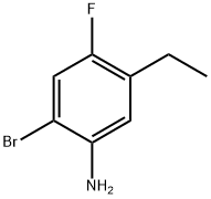 2-bromo-5-ethyl-4-fluoroaniline 结构式