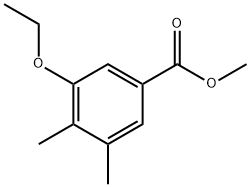 Methyl 3-ethoxy-4,5-dimethylbenzoate 结构式
