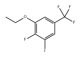 1-Ethoxy-2-fluoro-3-iodo-5-(trifluoromethyl)benzene 结构式