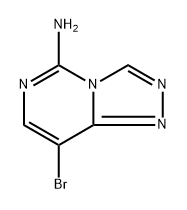 8-溴-[1,2,4]三唑并[4,3-C]嘧啶-5-胺 结构式