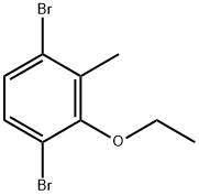 1,4-dibromo-2-ethoxy-3-methylbenzene 结构式