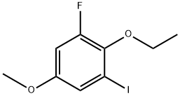 2-ethoxy-1-fluoro-3-iodo-5-methoxybenzene 结构式