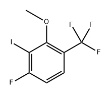 1-fluoro-2-iodo-3-methoxy-4-(trifluoromethyl)benzene 结构式