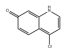 4-氯喹啉-7(1H)-酮 结构式