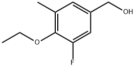 (4-ethoxy-3-fluoro-5-methylphenyl)methanol 结构式