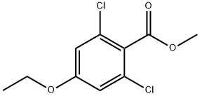 Methyl 2,6-dichloro-4-ethoxybenzoate 结构式