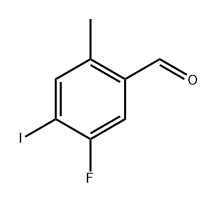 5-Fluoro-4-iodo-2-methylbenzaldehyde 结构式