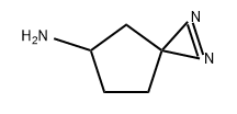 1,2-Diazaspiro[2.4]hept-1-en-5-amine 结构式