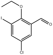5-Chloro-2-ethoxy-3-iodobenzaldehyde 结构式