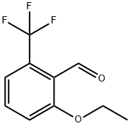 2-ethoxy-6-(trifluoromethyl)benzaldehyde 结构式