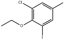 1-chloro-2-ethoxy-3-iodo-5-methylbenzene 结构式