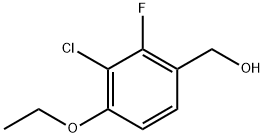 (3-chloro-4-ethoxy-2-fluorophenyl)methanol 结构式