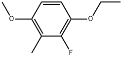 1-Ethoxy-2-fluoro-4-methoxy-3-methylbenzene 结构式