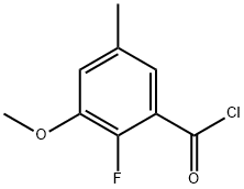 2-fluoro-3-methoxy-5-methylbenzoyl chloride 结构式