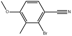 2-Bromo-4-methoxy-3-methylbenzonitrile 结构式