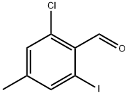 2-chloro-6-iodo-4-methylbenzaldehyde 结构式