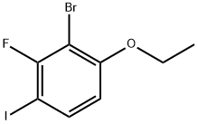 2-Bromo-1-ethoxy-3-fluoro-4-iodobenzene 结构式