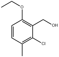 (2-chloro-6-ethoxy-3-methylphenyl)methanol 结构式