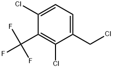 1,3-Dichloro-4-(chloromethyl)-2-(trifluoromethyl)benzene 结构式