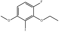 2-Ethoxy-1-fluoro-3-iodo-4-methoxybenzene 结构式