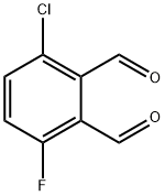 3-chloro-6-fluorophthalaldehyde 结构式