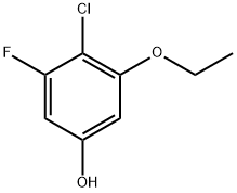 4-chloro-3-ethoxy-5-fluorophenol 结构式