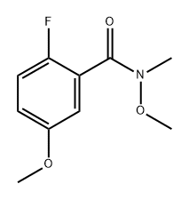 2-Fluoro-N,5-dimethoxy-N-methylbenzamide 结构式