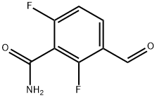 2,6-difluoro-3-formylbenzamide 结构式