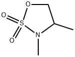 3,4-Dimethyl-1,2,3-oxathiazolidine 2,2-dioxide 结构式