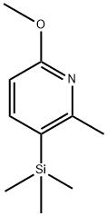 6-Methoxy-2-methyl-3-(trimethylsilyl)pyridine 结构式