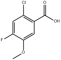 2-氯-4-氟-5-甲氧基苯甲酸2-氯-4-氟-5-甲氧基苯甲酸 结构式