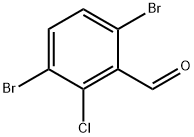 3,6-Dibromo-2-chlorobenzaldehyde 结构式