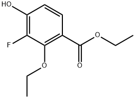 Ethyl 2-ethoxy-3-fluoro-4-hydroxybenzoate 结构式