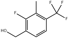 (2-Fluoro-3-methyl-4-(trifluoromethyl)phenyl)methanol 结构式