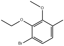 1-bromo-2-ethoxy-3-methoxy-4-methylbenzene 结构式