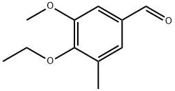 4-ethoxy-3-methoxy-5-methylbenzaldehyde 结构式