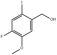 (4-Fluoro-2-iodo-5-methoxyphenyl)methanol 结构式