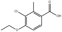 2-(3-Chloro-4-ethoxy-2-methylphenyl)-4,4,5,5-tetramethyl-1,3,2-dioxaborolane 结构式