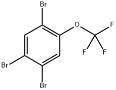 1,2,4-Tribromo-5-(trifluoromethoxy)benzene 结构式