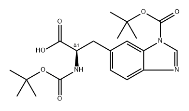 1H-Benzimidazole-6-propanoic acid, 1-[(1,1-dimethylethoxy)carbonyl]-α-[[(1,1-dimethylethoxy)carbonyl]amino]-, (αR)-