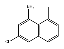 3-chloro-8-methyl-naphthalen-1-amine 结构式