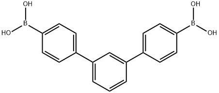 [1,1':3',1''-三联苯]-4,4''-二基二硼酸 结构式