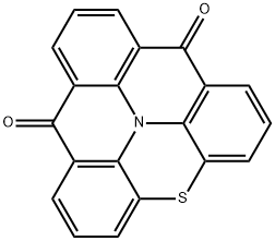 BENZO[9,1]QUINOLIZINO[3,4,5,6,7-KLMN]PHENOTHIAZINE-8,12-DIONE 结构式