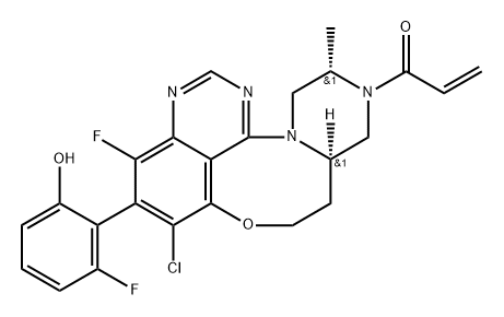 化合物 AZD4625 结构式