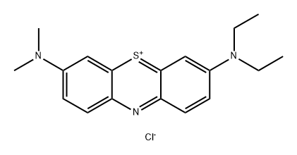 [7-(diethylamino)phenothiazin-3-ylidene]-dimethylazanium:chloride 结构式
