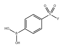 (4-(氟磺酰基)苯基)硼酸 结构式