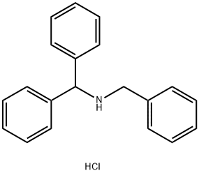 α-Phenyl-N-(phenylmethyl)benzenemethanamine Hydrochloride 结构式