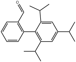 2',4',6'-Tris(1-methylethyl)[1,1'-biphenyl]-2-carboxaldehyde 结构式