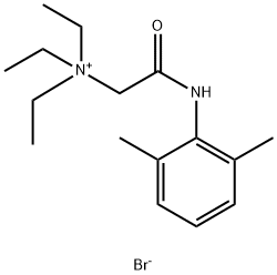 N-ETHYLLIDOCAINE BROMIDE 结构式