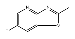 6-氟-2-甲基噻唑并[4,5-B]吡啶 结构式